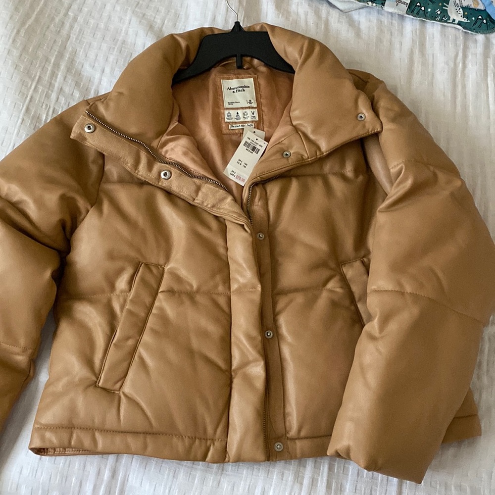 Abercrombie & Fitch A&F puffer jacket.